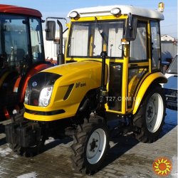 Мини-трактор Dongfeng-404C (Донгфенг-404C) с кабиной желтый