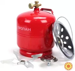 Комплект газовый кемпинг 5л с горелкой