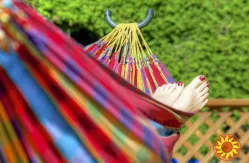 Гамак гавайский для отдыха из хлопка 200*80 СМ