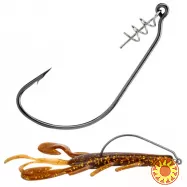 Крючки офсетные 10 шт на судака, щуку