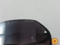 Сонцезахисні коричневі окуляри шестигранної форми