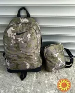 Комплект Nike камуфляж рюкзак с + барсетка