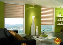 Роллеты "День-Ночь" качественные, большой выбор тканей и систем под заказ, Буча . Ирпень. Гостомель. Ворзель