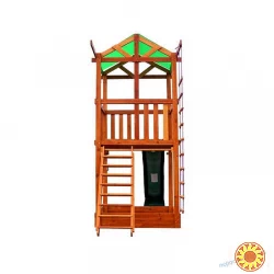 Игровая детская площадка для дачи (башня с горкой)