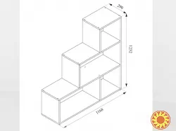 Книжкова полиця (А-75)