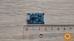 Контроллер заряда TP4056 Micro USB 1A 18650 для литиевых LI-ION аккумуляторов