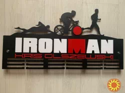 Медальница Триатлон (крепление для медалей, держатель для наград)