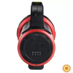 Кемпинговый фонарь HEL-T93 (LM+COB белый и красный) + солнечная панель + Powerbank + microUSB