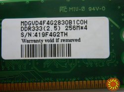 DDR 256 МБ 333 МГц (PC2700)