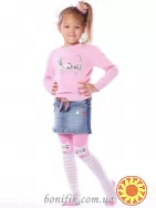 Дитячі колготки із бавовни з мультяшним малюнком (зріст 98-116 см) (арт. D 010-2)