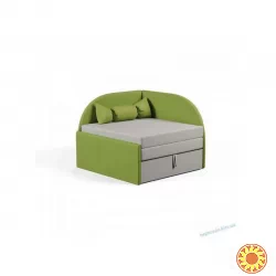 Детский маленький диванчик Малютка лайм в детскую