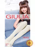 Однотонні колготки для дівчаток з візерунком сіточки TRIXIE 150 DEN (model 1)