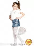 Святкові колготки для дівчаток з квітковим принтом DEBBIE 60 DEN (model 1)