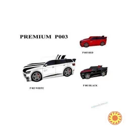 Кровать машинка джип Premium Q7 белая с матрасом