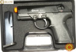 Стартовый пистолет BLOW TR 14 (чёрный) автомат + магазин.