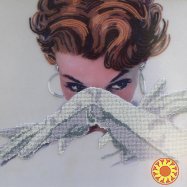 Картина бісером "Мисливиця"