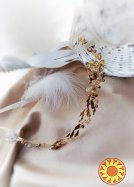 Олимпия золотистая веточка веночек в греческом стиле античное украшение