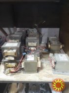 Трансформатор СВЧ печи (микроволновки).Микроволновая печь .