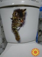 Наклейки котики для детской комнаты