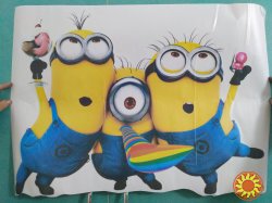 Детская наклейка Миньоны