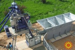 Стационарный бетонный завод, компактный тип, Polygonmach Compakt 60 м3/час. Турция