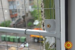 Вольер для кошек на окно. "Броневик" Днепр.