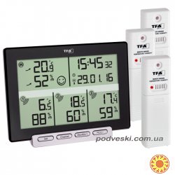 Цифровые комнатные термогигрометры, термометры уличные, барометры, метеостанции