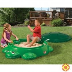 Песочница Черепаха с крышкой