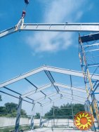 Монтаж металлоконструкций.