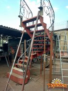 Металлические каркасы для лестниц. `Броневик` Днепр.