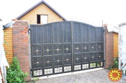 Ворота металлические "Броневик" Днепр.