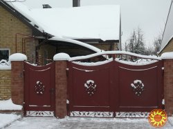 Ворота металлические "Броневик" Днепр.