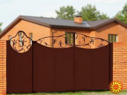 Ворота металлические "Броневик" Днепр.