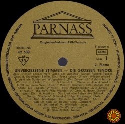 Виниловая пластинка Великие мировые тенора