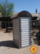 Летний туалет, душ для дачи. "Броневик" Днепр.