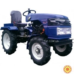 Мототрактор Bulat T-120 (Булат Т-120) с разблокировкой, фрезой и плугом