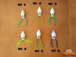 Воблер Лягушка незацепляйка на щуку с хвостиком 7 гр