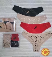 Жіночі трусики-бразиліани з малюнком ТМ "Obrana" (арт. 200-20/2)