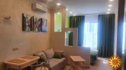 Сдам студию с евроремонтом в жк Милос на 7-ст.Большого Фонтана.