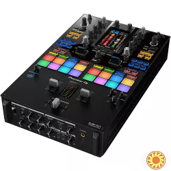 Pioneer DJ DJM-S11 Professional 2-Channel Battle Mixer for Serato DJ Pro rekordbox (Black)