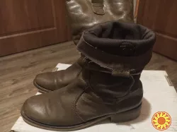 Жіночі чоботи-козаки, б/в,демісезон,розмір 39.