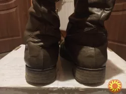 Жіночі чоботи-козаки, б/в,демісезон,розмір 39.