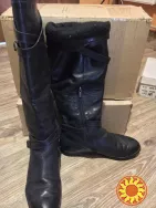 Жіночі високі чоботи,б/в,демісезон,розмір 40