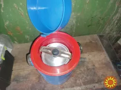 Термос с алюминиевыми ланч боксами пр-во СССР.