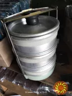 Термос с алюминиевыми ланч боксами пр-во СССР.