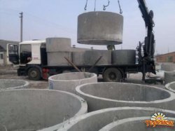 БЕТОННІ КРУГИ септик,кришки Монтаж ПІД КЛЮЧ кільця d 1,1.2,1.5,2.0
