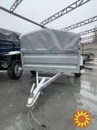 Новий причіп гарячого цинкування "Дніпро" 200х130х40 цинк