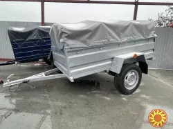 Новий причіп гарячого цинкування "Дніпро" 200х130х40 цинк