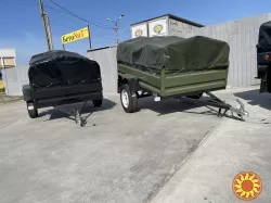 Новий причіп заводу "Дніпро" 200х130х40 від виробника