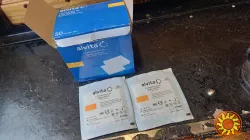 Стерильные марлевые компрессы Alvita 7,5x7,5 см,50 пакетиков по 2шт.